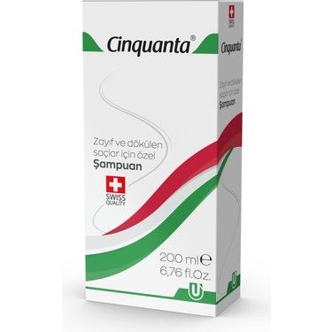 Cinquanta Şampuan Zayıf ve Dökülen Saçlar İçin 200 ml