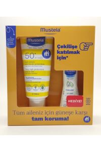 Mustela Güneş Losyonu SPF50 200 ml + Mustela Hydra Bebe 100 ml