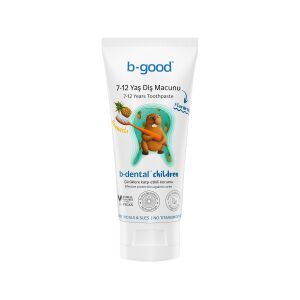 B-Good Care 7-12 Yaş Diş Macunu Florürsüz Ananaslı 50 ml