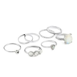 Kombin Eklem Yüzüğü Gümüş 0170-5