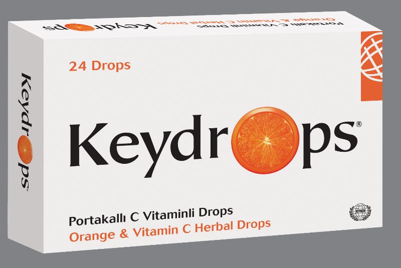 KEYDROPS PORTAKALLI C VIT PAST