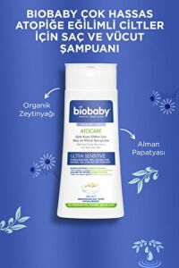 Biobaby Kuru ve Atopik Ciltler İçin Şampuan 300 ml + Çok Kuru Ciltler İçin Krem 100 ml