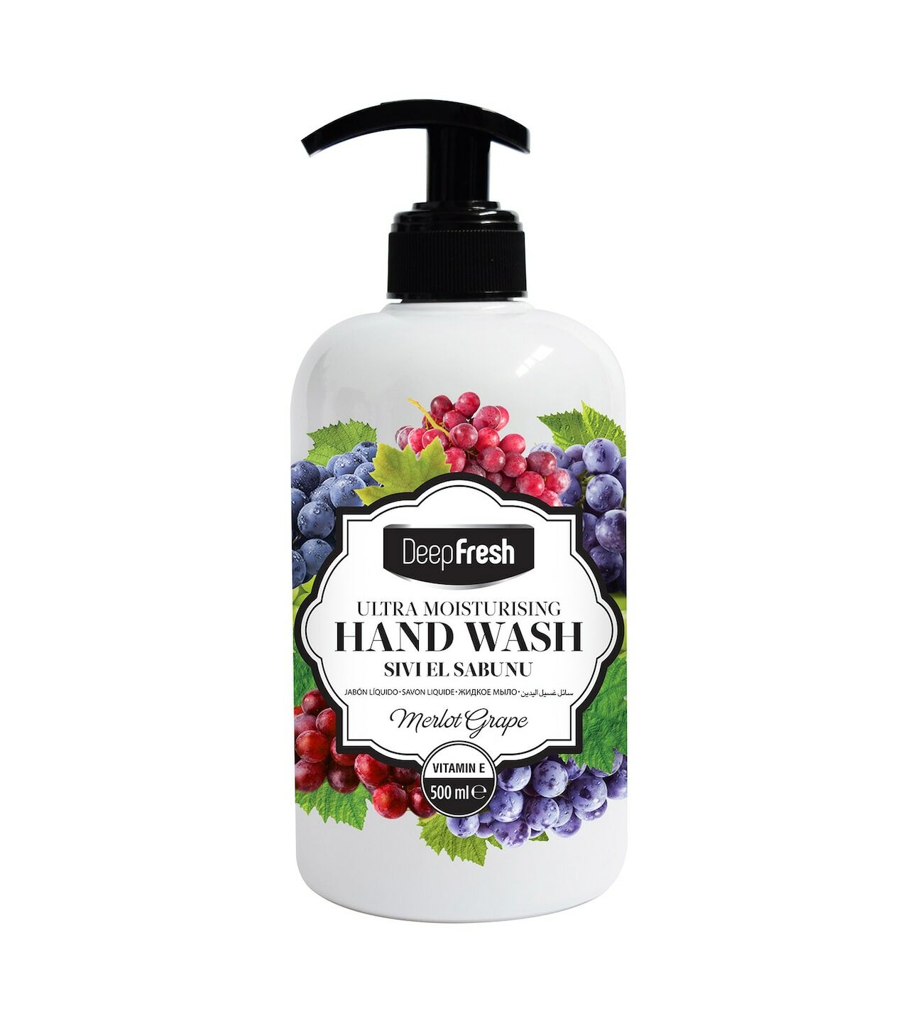 DeepFresh Garden Nemlendirici Sıvı Sabun Merlot Üzümü 500 ml