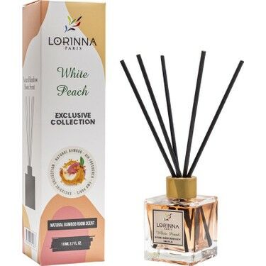 Lorinna Paris Beyaz Şeftali Bambu Çubuklu Oda Kokusu 110 ml
