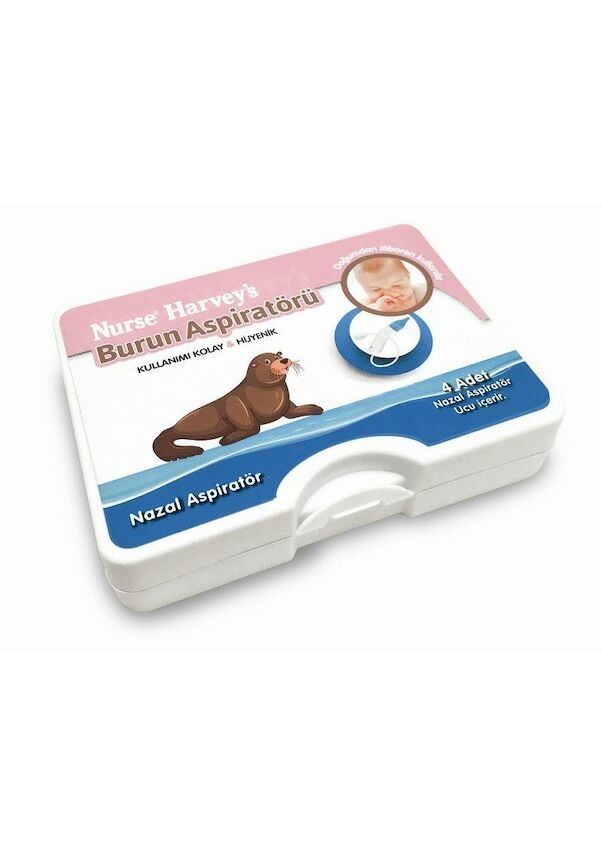 Nurse Harvey's Burun Aspiratörü + 4'lü Yedek Ucu