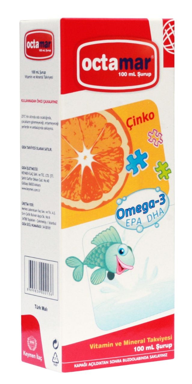 Octamar Omega3 Şurup 100ml
