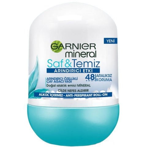 Garnier Mineral Roll-On Saf Temiz 50 ml