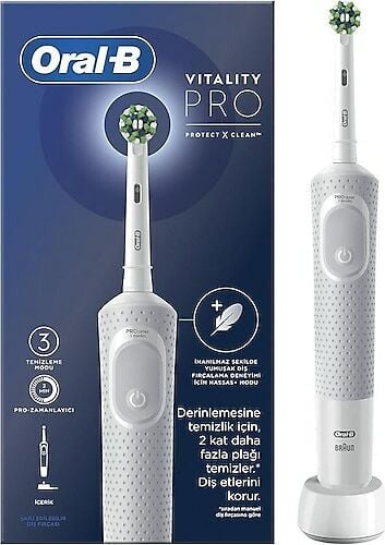 Oral-B Diş Fırçası Şarjlı Vitality Pro White Protect X Clean