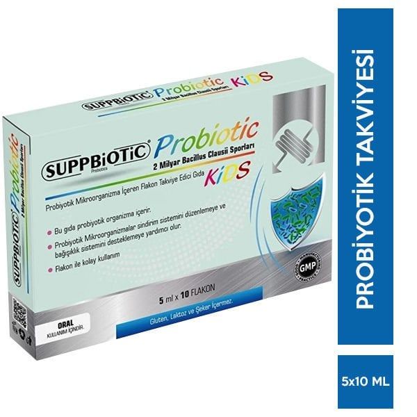 Suppbiotic Probiyotik Kids 10 Flakon x 5 ml