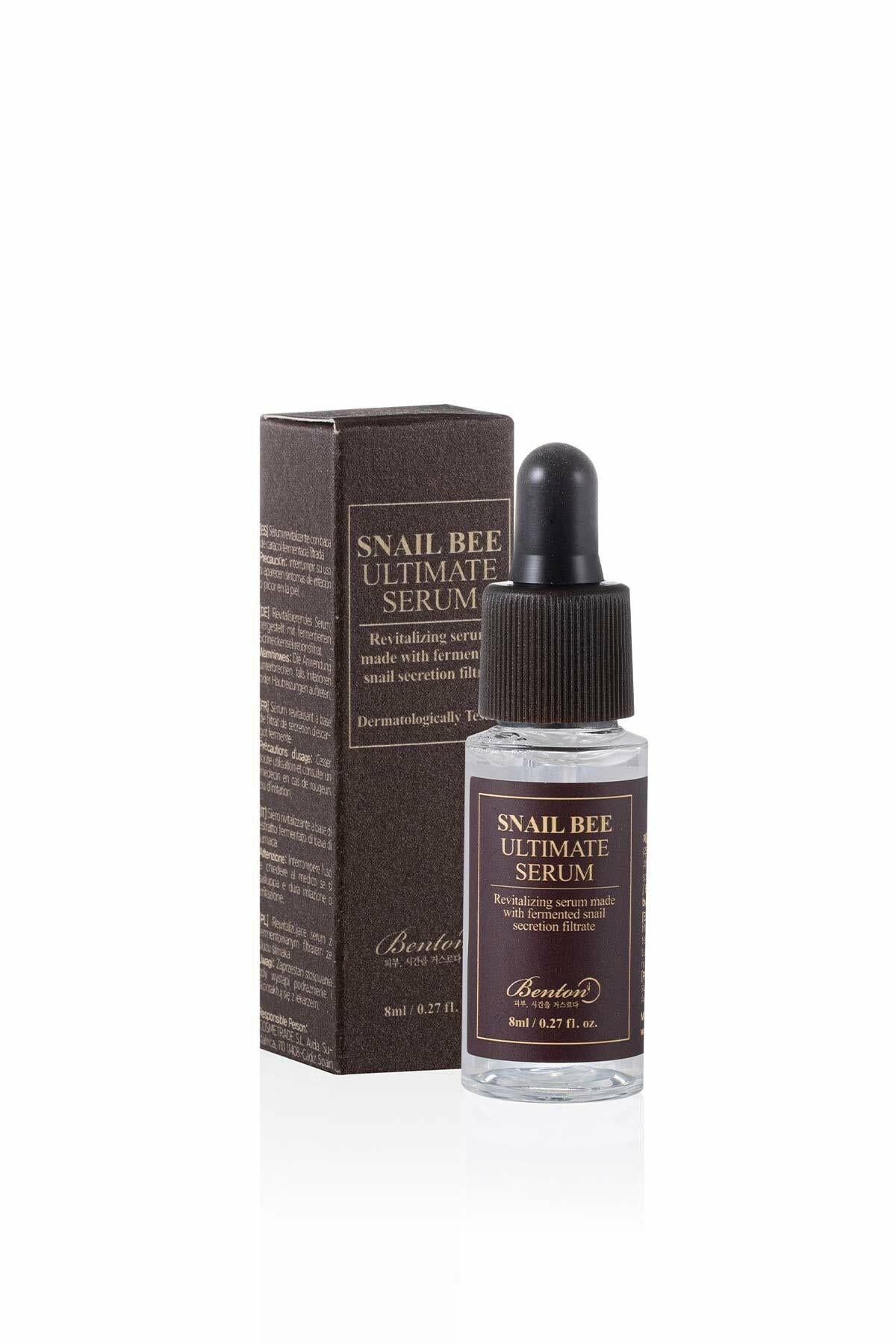 Benton Snail Bee Ultimate Serum Deluxe Salyangoz Özlü Serum 8 ml