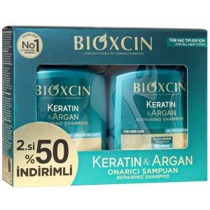 Bioxcin Keratin Argan Onarıcı Şampuan 300 ml - İkincisi %50 İndirimli