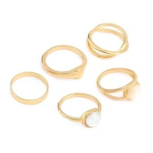 Kombin Eklem Yüzüğü Gold 0170-6