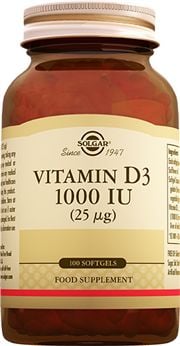 Solgar Vitamin D3 1000 İu 100 Kapsül