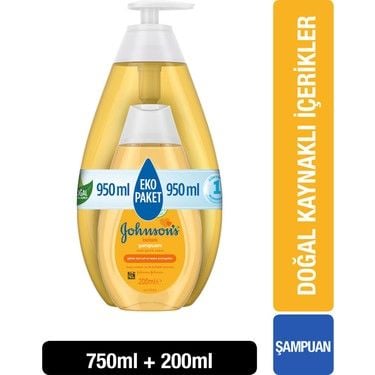 Johnson's Baby Şampuan 750+200 ml - 6 Adet