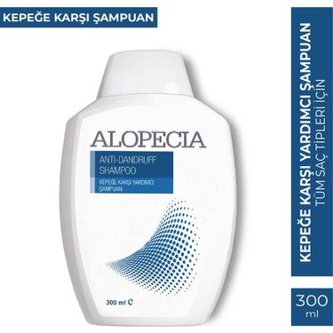Alopecia Antidandruff Kepek Şampuanı 300 ml