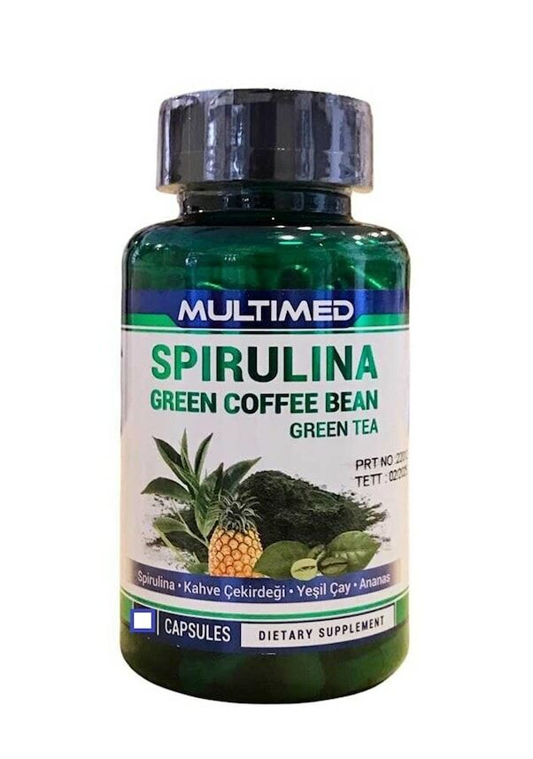 Multimed Spirulina Green Coffee Bean 120 Kapsül