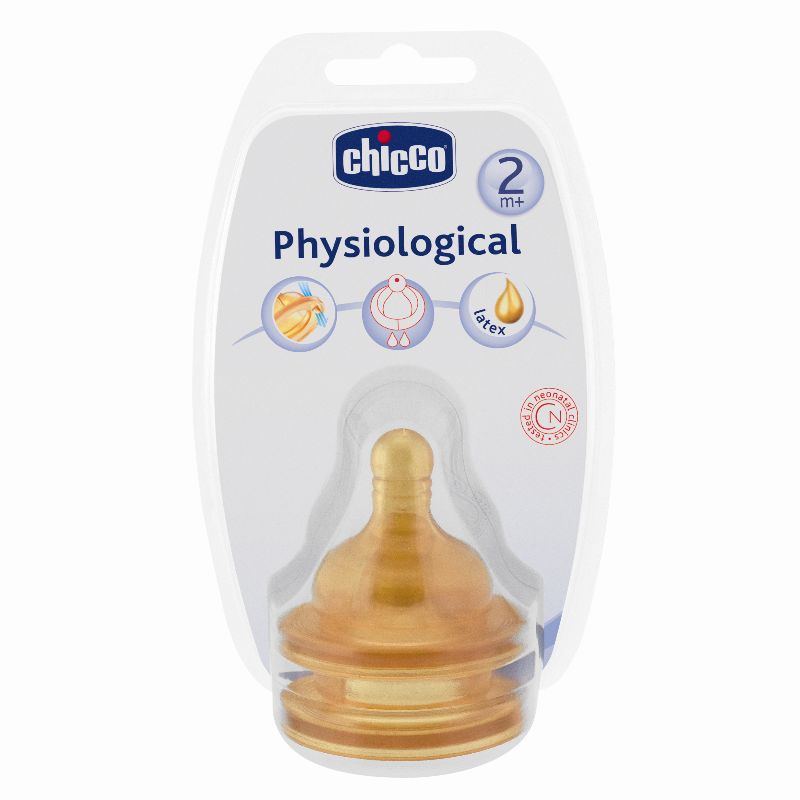 CHICCO BIB EMZIK KAUCUK 2+ORTA AKIS 2LI