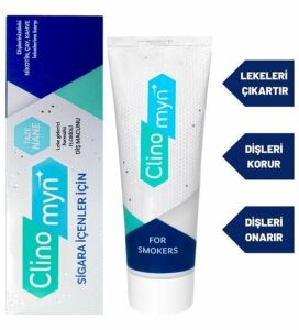 Clinomyn Sigara İçenler İçin Diş Beyazlatan Diş Macunu 75 ml - 4 Adet