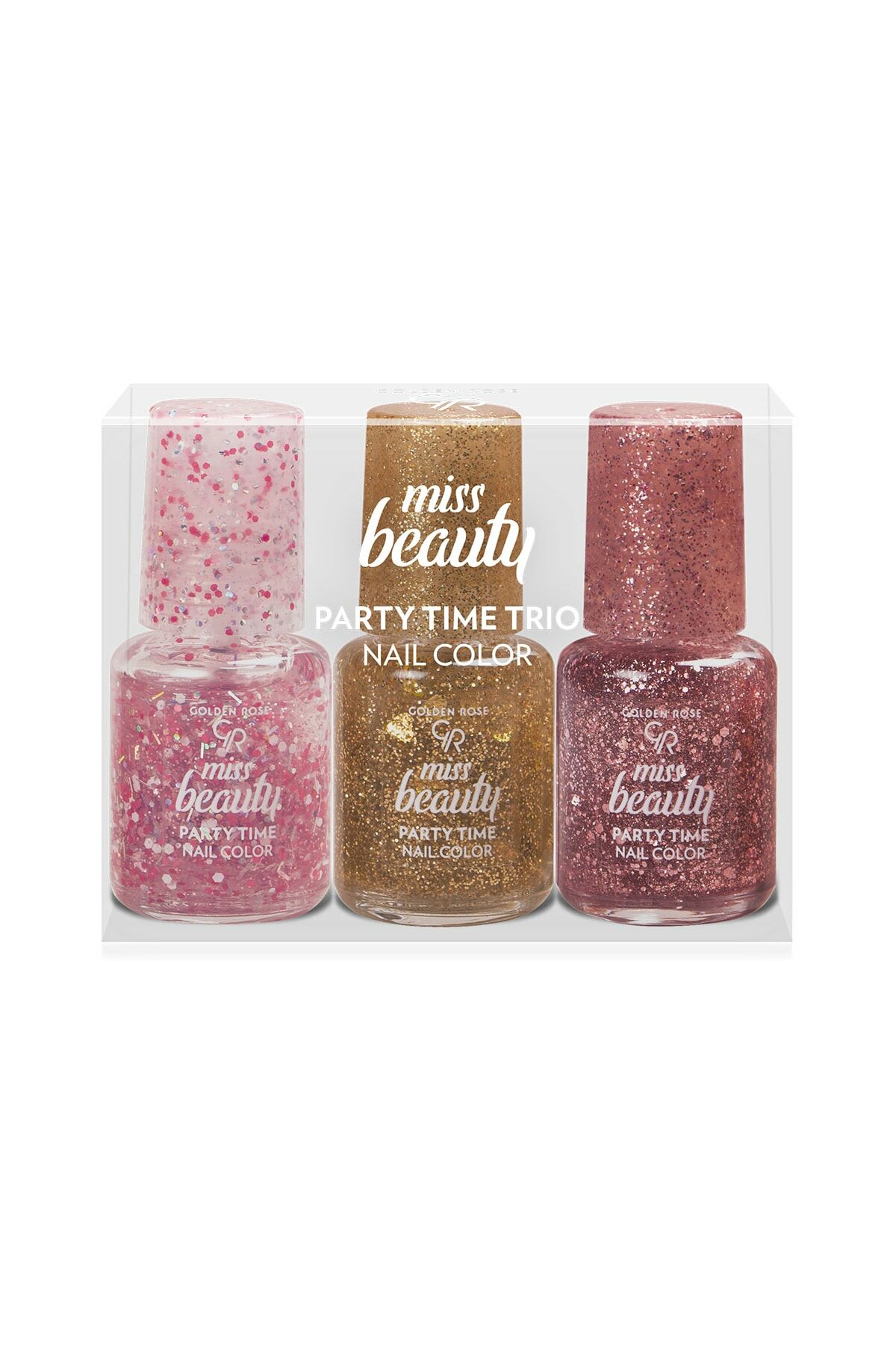 Golden Rose Miss Beauty Party Time Trio Mini Oje Seti
