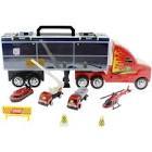 Mega Oyuncak Taşınabilir Metal Araçlı İtfaiye Kamyonu