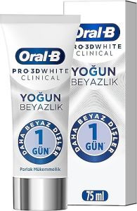Oral-B Pro 3D White Clinical Yoğun Beyazlık Parlak Mükemmellik Diş Macunu 75 ml