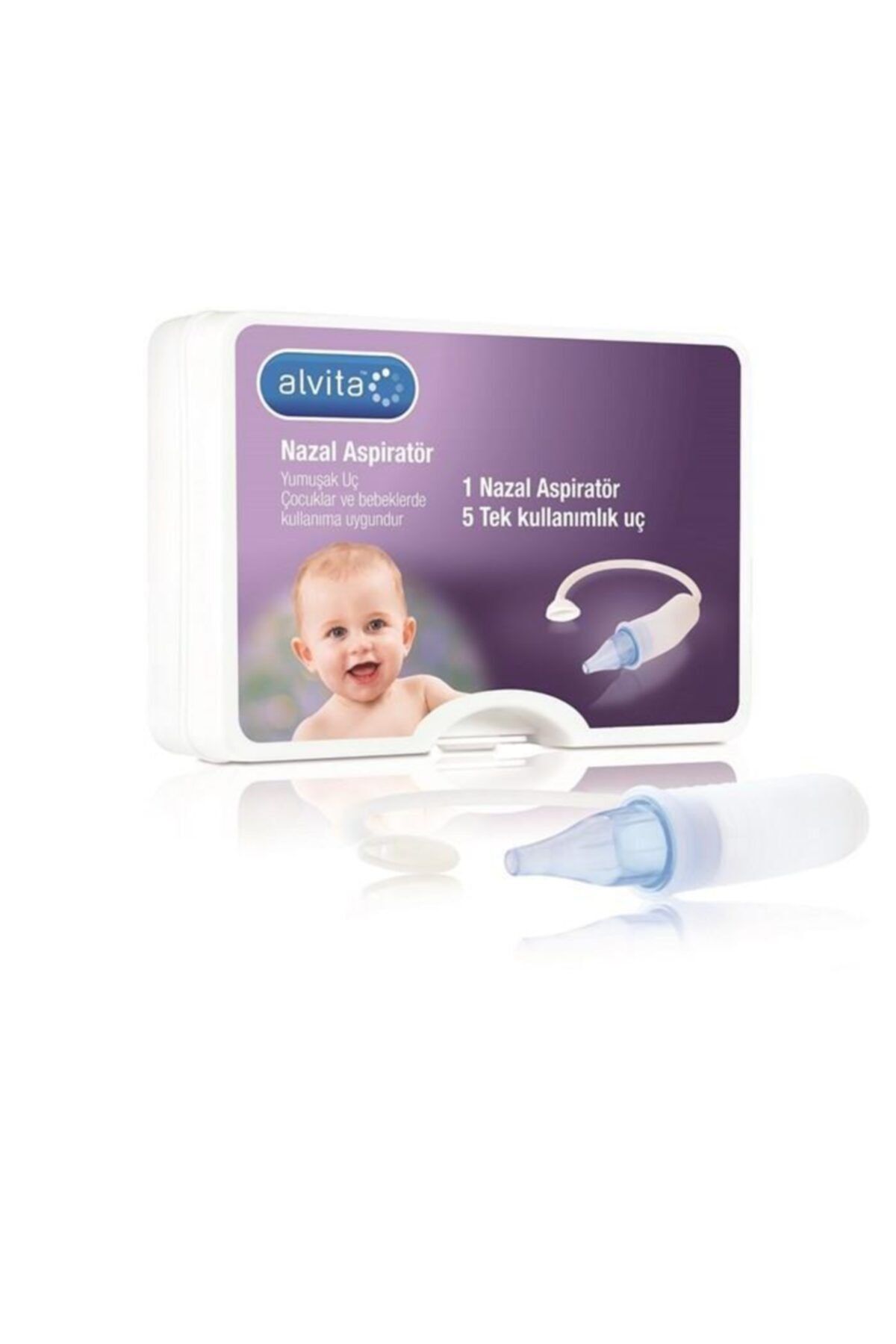 Star Baby Yumuşak Uçlu Nasal Aspiratör + 5'li Yedek Uç