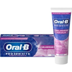 Oral-B Pro-3D White Canlandıran Ferahlık Nane Diş Macunu 75 ml
