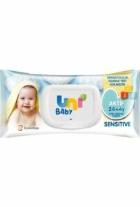 Uni Baby Aktif Sensitive Islak Mendil 24+ Ay 52 Yaprak