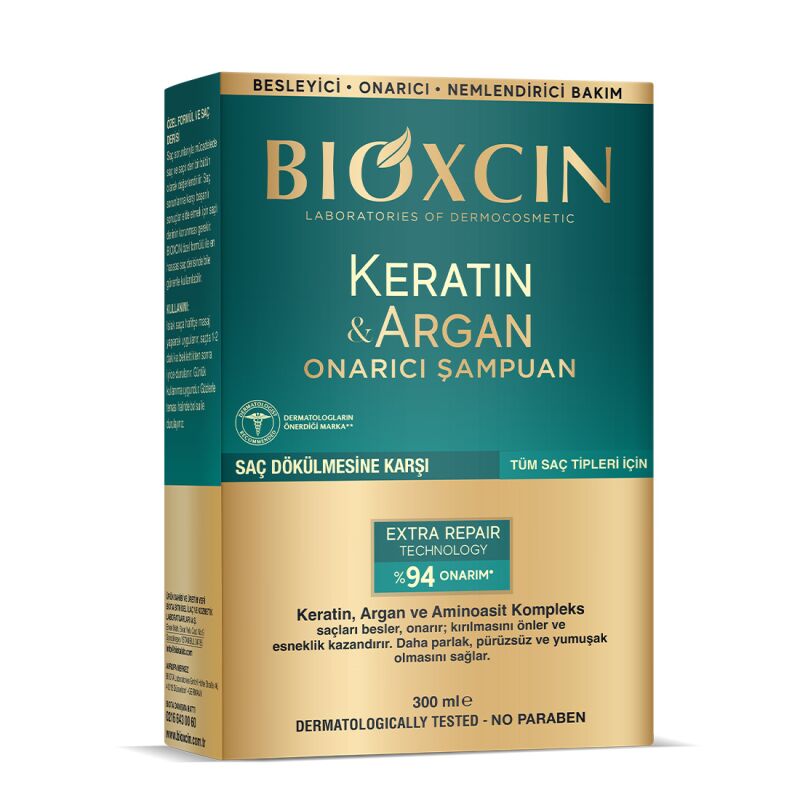 BIOXCIN KERATIN ARGAN SAMPUAN 300ML
