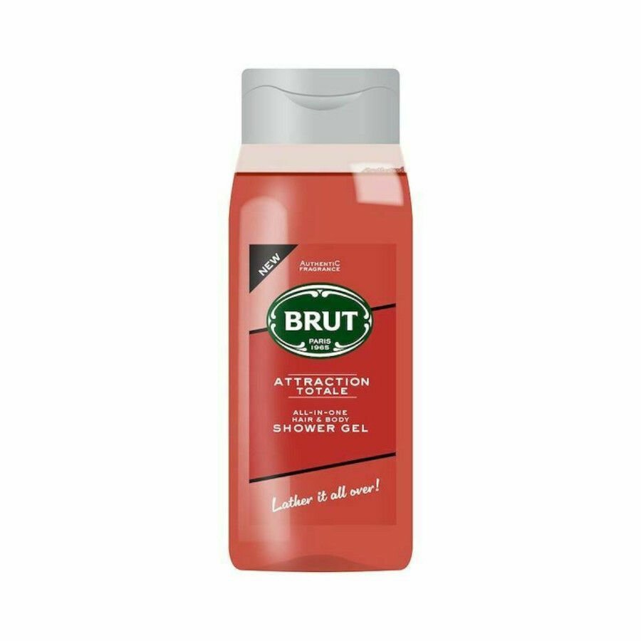 Brut Attraction Totale Hair & Body Shower Gel Duş Jeli 500 ml