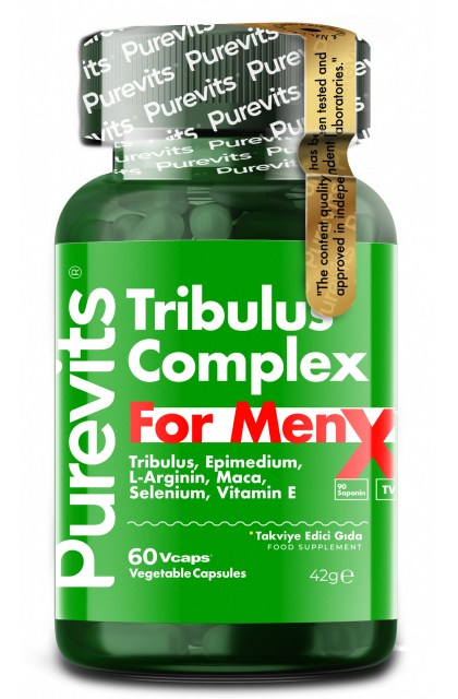 Purevits Tribulus Formen Complex Two Factor 60 Adet Veg Capsules