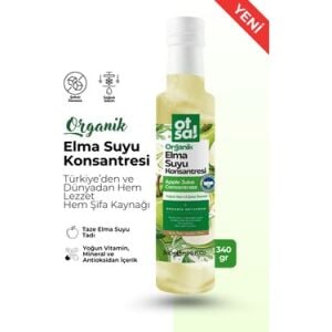 Otsa Doğal Elmalardan Elde Edilen Saf ve Yoğun Elma Suyu Konsantresi 340 gr