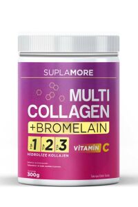 Suplamore Multi Collagen & Elastin Tip1 Tip2 Tip3 Hidrolize Kolajen 90 Tablet