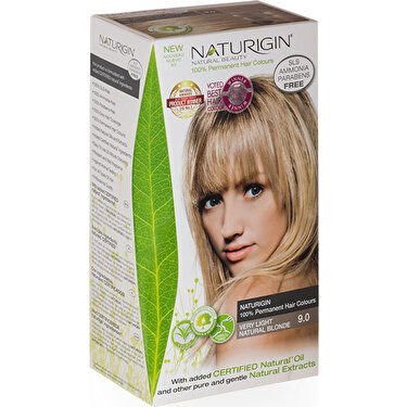 Naturigin Organik İçerikli Saç Boyası - Çok Yumuşak Doğal Sarı 9,0