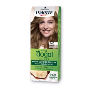 Palette Pnc Kalıcı Doğal Renkler Saç Boyası Kumral 7-0