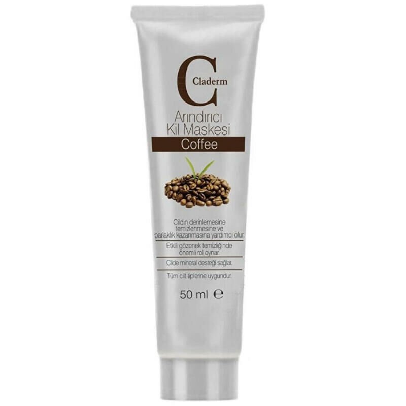 Claderm Clay Mask Coffee Arındırıcı Kahve Kil Maskesi 50 ml