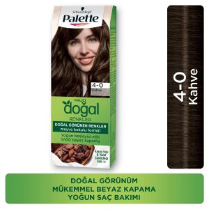 Palette Pnc Kalıcı Doğal Renkler Saç Boyası Kahve 4-0