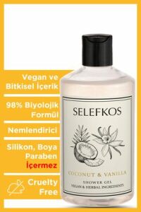 Selefkos Hindistan Cevizi ve Vanilya Kokulu Duş Jeli 500 ml