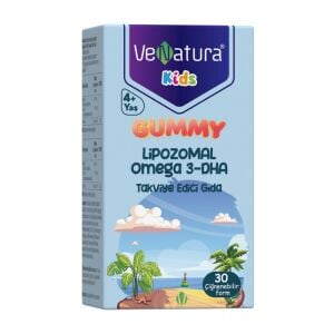 VENATURA KIDS GUMMY LIPOZOMAL OMEGA 3 DHA 30 CAP