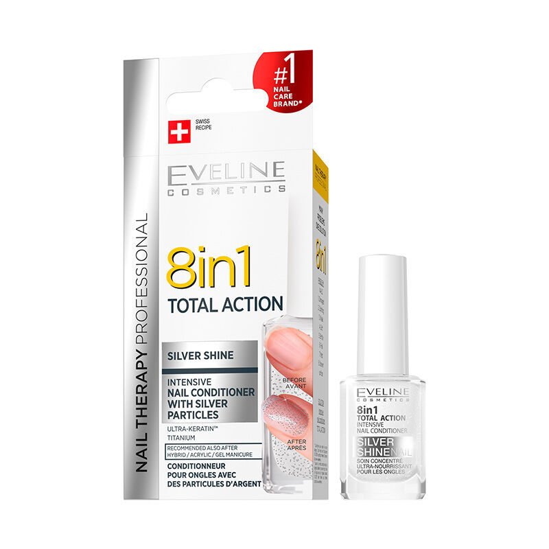 Eveline 8 in 1 Silver Shine 12 ml