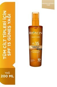 Bioxcin Sun Care SPF15 Bronzlaştırıcı Güneş Yağı 200 ml