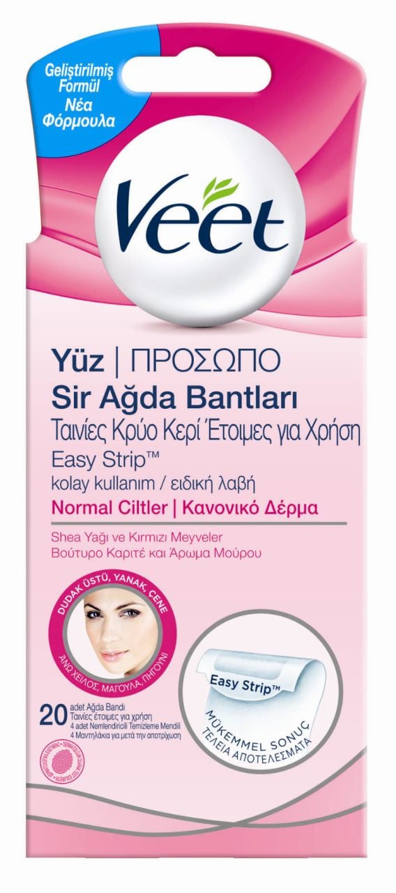 Veet Ağda Bandi Yüz 20Li Naturals