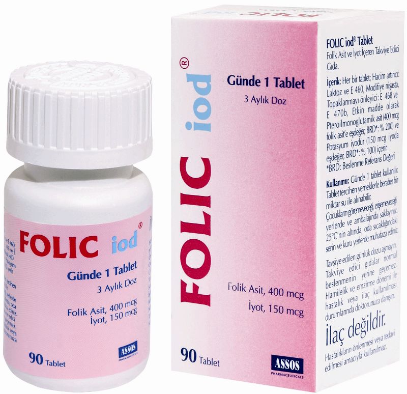 FOLIC IOD 90 TB