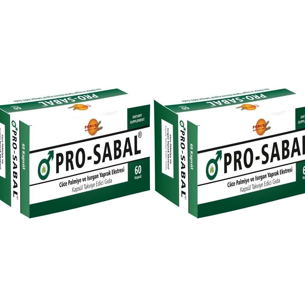 Force Nutrition Pro-Sabal 60 Kapsül - 3 Adet