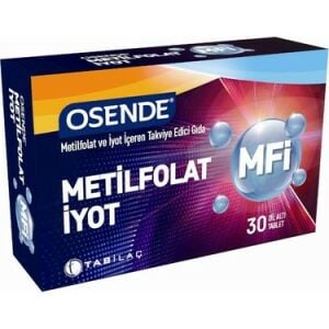 Dolorendo Omega-3 Metilfolat İyot 30 Kapsül