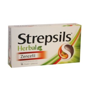 Strepsils Herbal Zencefil 16 Pastil
