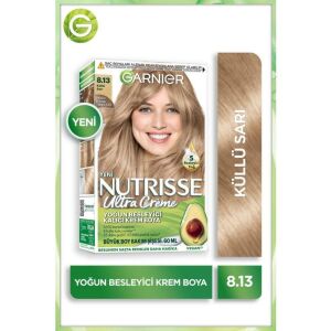 Garnier Color Nutrisse Ultra Creme Saç Boyası Açık Küllü Sarı No: 8,13