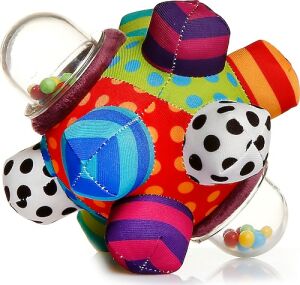 Sozzy Toys SZY205 Çıngıraklı Renkli Topum