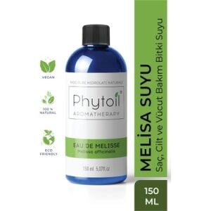 Phytoil Eau De Melisse Melisa Suyu Saç Cilt ve Vücut Bakım Bitki Suyu 150 ml