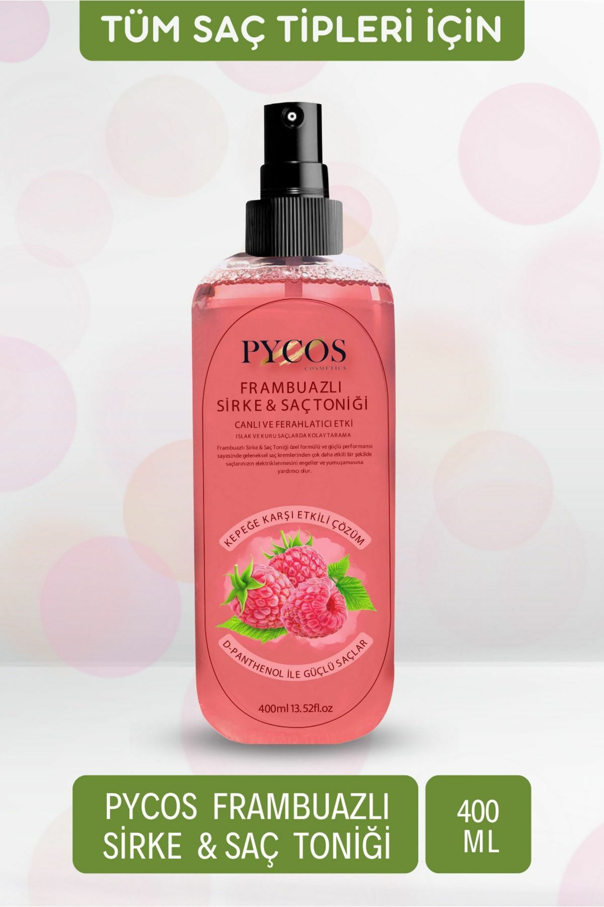 Pycos Frambuazlı Sirke & Saç Toniği 400 ml